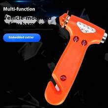 1pc Car Safety Hammer, Emergency Escape Tool With Window Breaker And Seatbelt Cutter, Adjustable Strap For Secure Attachment - Essential Vehicle Safety Equipment - Car  Hammer - View 4