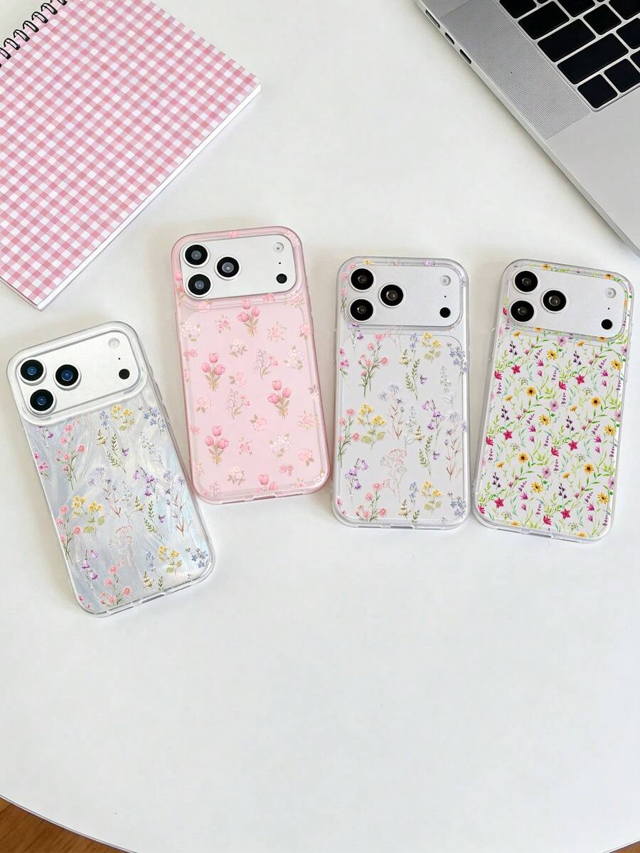 1件花卉印花手機殼,適用於 iPhone 17 / 17 Pro / 17 Pro Max,適用於 iPhone 15,適用於 iPhone 16 Pro Max,適用於 iPhone 16,適用於 iPhone 14,適用於 iPhone 15,適用於 iPhone 16 Plus,適用於 iPhone 18 Pro,適用於 iPhone 18 Pro Max - 彩色 - 查看 1