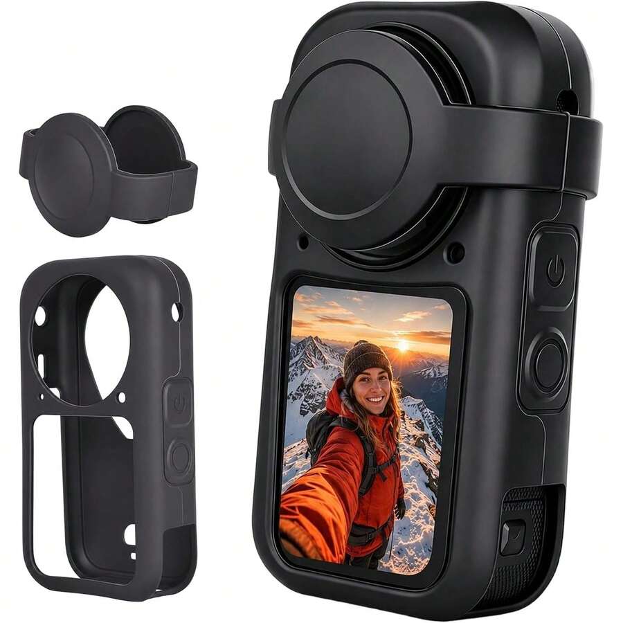 Silicone Protective Case For Insta360 X6, Full Body Anti-Drop Camera Lens Protector Cover - View 1
