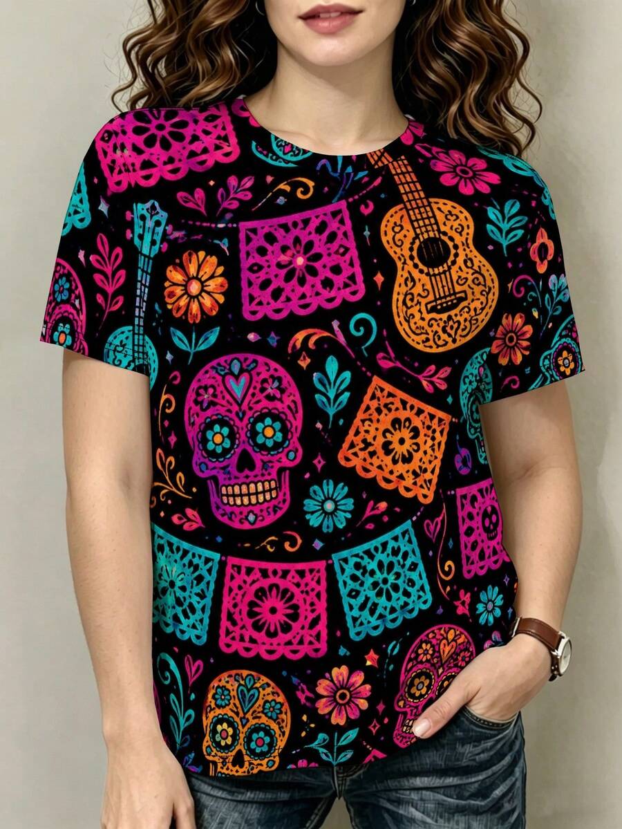 Women T-Shirts - Multicolor - View 1