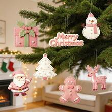 Christmas Tree Hanging Ornaments Party Decoration Hanging Decor Old Man Snowman Deer Holiday Party Atmosphere Props - Christmas - View 9
