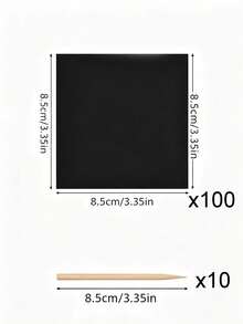 100/50/5pcs Scratch Art Paper, DIY Magic Scratch Painting Set, Rainbow Scratch Paper, Colorful Scratch DIY Graffiti, Rainbow Scratch Painting Set, DIY Painting Set, Reveal Hidden Vibrant Color Patterns, Creative Cardboard Art, Fun Choice For Back To School Season - Multicolor - View 12