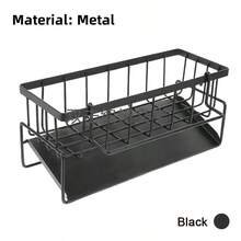 Kitchen Sink Organizer Rack, Countertop Sponge Holder With Towel Bar And 30° Drainage Tray, Suitable For Storing Sponges And Kitchen Utensils, Applicable For Kitchen And Bathroom, Back To School Essential - Multicolor - View 14