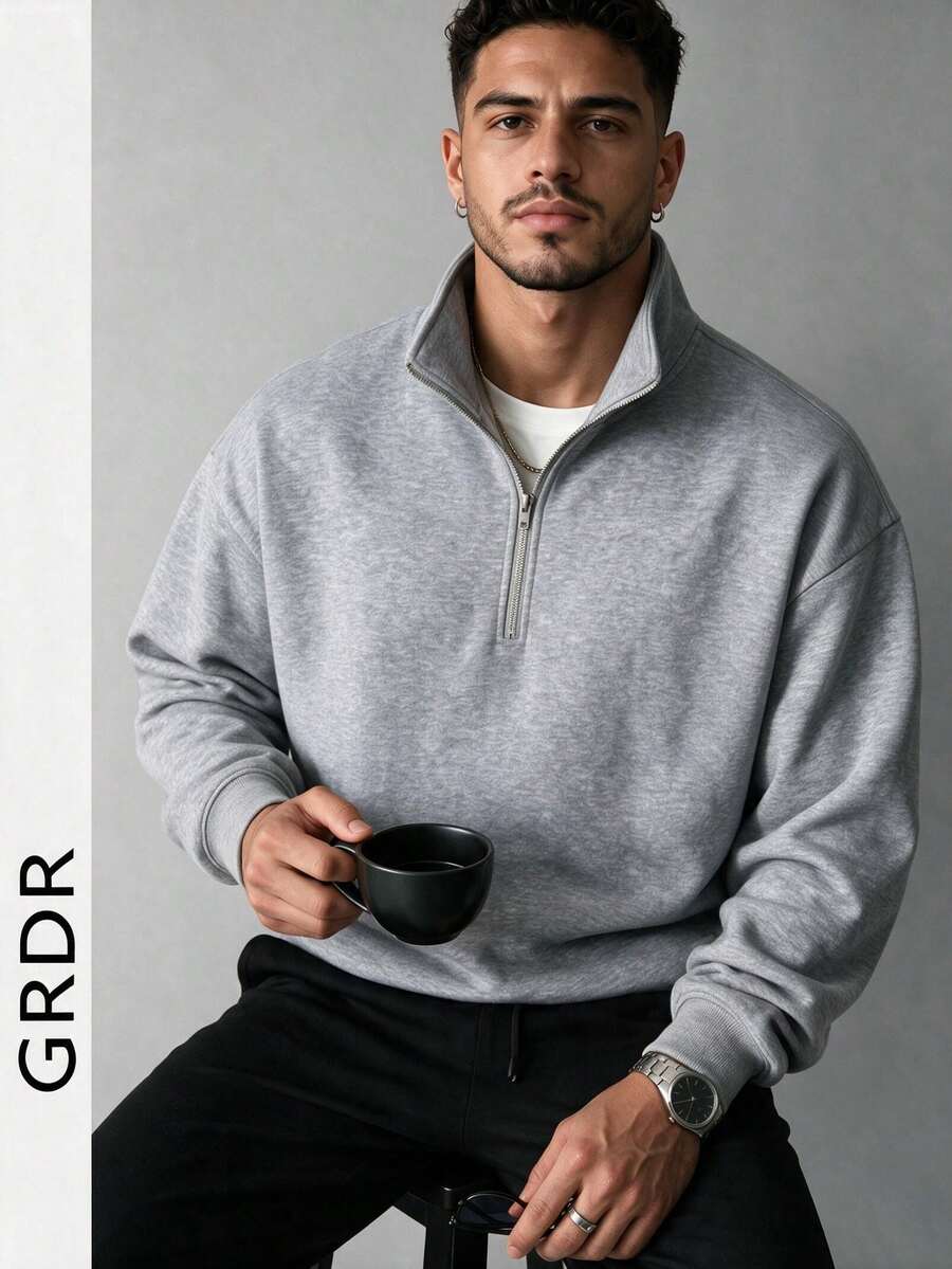 GRDR 男士秋冬拉鍊連帽衛衣