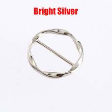 1/3/5pcs Multi Functional Alloy Buckle Set - Versatile, Matching, Can Shorten Length, Can Knot, Suitable For Scarves, Belts, Waistbands, And T-Shirts, Casual Style, Autumn Decoration - Multicolor - View 10