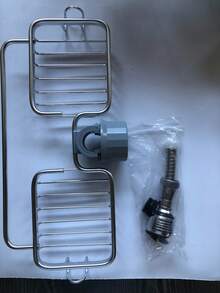 1pc Kitchen Faucet Drain Basket, 2pcs Drain Hanging Storage Baskets, Dishcloth Rack, Sponge Holder, Sink Organizer, Drain Rack - Faucet Shelf - View 10