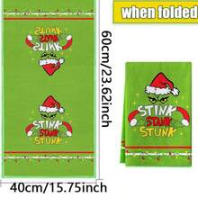 The Grinch 2pcs-Christmas Print Hand Towels, Christmas Pattern Towels, Kitchen Bathroom Decor, Absorbent Dish Towels - Absorbent Dish Towel - View 6