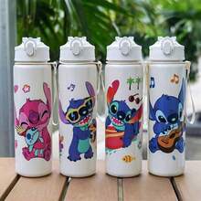 Botol minum olahraga 800ml/27.5oz ini, didesain dengan karakter animasi klasik Disney "Stitch", memiliki pegangan tali serut dan tutup anti bocor, menjadikannya sempurna untuk olahraga harian dan lari di luar ruangan. Ini juga merupakan hadiah liburan yang bagus. - MultiWarna - View 9