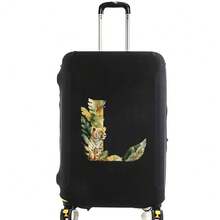 Elastic Luggage Cover, Jungle Tiger Letter Print Luggage Protective Cover, Stretchable Dust-Proof Scratch-Resistant Reusable Travel Cover, Suitable For 18-32 Inch Luggage - Black - View 15