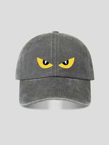 1 buah/2 buah Topi Baseball Unisex Bergaya Vintage, Motif Huruf A-Z, Tersedia Berbagai Warna Vintage, Tekstur Lembut, Dapat Diatur, Model Dad Hat - MultiWarna - View 15