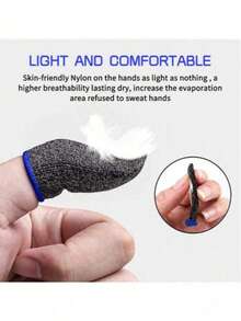 10/20/30/50pcs Mobile Game Controller Thumb Sleeves - Multicolor - View 2