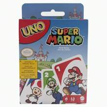 Mattel Games UNO Super Mario 卡牌遊戲，適合兒童、成人、家庭與遊戲之夜，主題牌組與特殊規則，2 至 10 人玩家 - DRD00 - 查看 8
