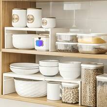 Expandable Kitchen Storage Rack, Cabinet Organizer, Utensil & Spice Storage Shelf, Multi-Functional Home Display Rack, Space-Saving Kitchen Organizer - View 5
