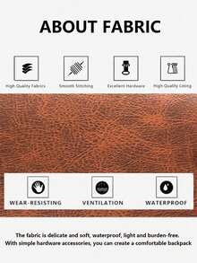 Vintage Women's Backpack New Style College Bag Large Capacity Laptop Bookbag Travel Bag. Internal Large Capacity Layered Design, Easily Accommodates Laptop, And Daily Essentials, Meeting Commuting Office And Short Trip Needs. - Multicolor - View 5