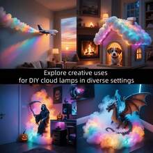 RGB Magic Cloud Smart Light, Supports Music Sync DIY Color Change, Holiday Gift, Gaming Room/Bedroom Space/Party Venue First Choice Lighting Decoration, Define Your Style - Multicolor - View 11