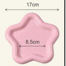 1pc/Star-Shaped/Minimalist Style/Light Luxury/Jewelry Tray/High-End Perfume Display/Entryway Key Storage/Decorative Ornament/High Aesthetic/PP Material/ - Multicolor - View 3