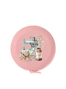 Extendable Soft Measuring Tape, Mini Portable Soft Measuring Tape, Double-Sided Centimeter And Inch Scale, Measuring Length 150 Cm/60 Inch, Printed With A Bow Sewing Machine Pattern, Suitable For Sewing, Cutting, DIY Crafts, And 3D Measurement. - A - View 16