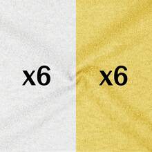 6/12/24 Pack Wash Cloth, 10x10Inch Highly Absorbent And Soft Feel Fingertip Towels, Machine Washable Washcloths For Bathroom, Gym, Hotel, Spa And Kitchen, Multicolor - Yellow + White - View 11