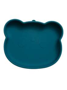 1pc Silicone Baby Suction Plate Cute Panda Shape Toddler Feeding Plate Non‑Slip Baby Led Weaning Dish Kids Dinner Plate Infant Accessories - Multicolor - View 17