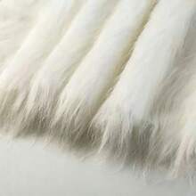 1pc Long Pile Faux Fur Fabric, Fluffy Plush Material, Multiple Colors Available, DIY Sewing And Home Party Decoration - Multicolor - View 22