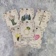 Dek Kartu Lenormand Modern 36 Kartu Permainan Kartu Oracle untuk Ramalan & Peramalan, Desain Kunci Mistik Gaya Tarot Permainan Papan, Hadiah Penyembuhan Spiritual untuk Pemula - MultiWarna - View 4