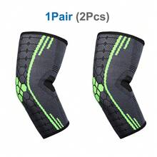 2pcs Adjustable Elbow Braces, Unisex Elbow Compression Sleeve Wrap, Suitable For Outdoor Sports, Basketball, Tennis, Volleyball, Baseball, Weightlifting, Golf, Fitness Training - Multicolor - View 21