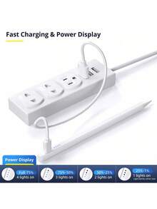 TranAKstic 6/7/8/9/10/11th Gen Stylus Pen - Fast Charging Digital Pen - Compatible With 2018-2025 Models, Supports Tilt Sensitivity And Palm Rejection - White - View 10