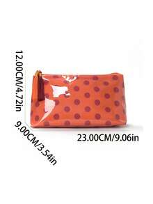 Dot Large Capacity Flowy Makeup Bag - Women's Shower Storage Bag - Portable Cosmetics Storage Bag - Travel, Business Or Home Carry-On Beauty And Miscellaneous Items Storage - Multicolor - View 4