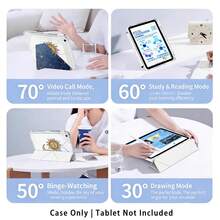 1pc Tablet Protective Case With Stand, Sun, Moon, Star Pattern, Suitable For Honor 8/9/10/X8/X8A/X9/X8Pro/X9Pro/ MatePad Se 11 Inch/MatePad 11 Inch/11.5 Inch, MatePad Pro/, Apple 10th/11th Generation 2025 (A16) - Style 73 - View 10