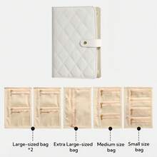1 Set Book-Shaped Travel Jewelry Storage Album, Detachable Inner Pages Anti-Oxidation Jewelry Storage Box, Necklace Earring Ring Bracelet Storage Rack, Suitable For Women - Jewelry Organizer Book - View 13