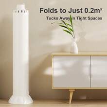 360° Rotatable Folding Clothes Drying Rack, Octopus Floor Standing Laundry Hanger, Space Saving Multifunctional Clothes Airer, Portable Windproof Garment Drying Stand For Balcony Bedroom Indoor Home Laundry Use - View 7