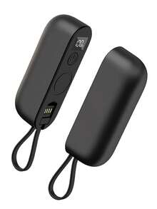[2pcs/Set] Penghangat Tangan Musim Dingin Isi Ulang USB Magnetik yang Dapat Dilepas, Mini Portabel yang Dapat Dipisahkan, Tampilan Level Baterai, 3 Tingkat yang Dapat Diatur, Tali Pengikat Juga Berfungsi Sebagai Kabel Pengisi Daya untuk Perjalanan yang Nyaman, Masing-masing Dengan Baterai Isi Ulang 3000mAh Terintegrasi [Langkah Pengisian Daya Dapat Dilihat pada Gambar Pratinjau] - 2 bungkus - View 10