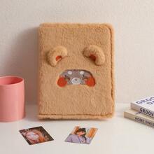 A5 Loose Leaf Plush Rabbit Cat Puppy Bear Card Album Planner Notebook - A5 - View 15