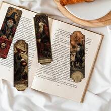 30 Buah Pembatas Buku Jejak Tenang Halloween - Unik, Sangat Berwarna-warni, Label Halaman Buku Bacaan yang Cantik, Penanda Dekoratif untuk Jurnal dan Buku Catatan, Kartu Kertas Kreatif untuk Pecinta Buku - A - View 5