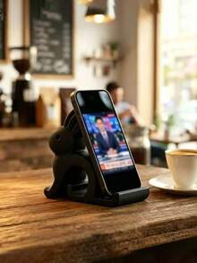 Cute Rabbit Shaped Phone Stand, Hands-Free Convenient, Fashionable & Elegant Accessory, Suitable For Phones And Tablets, Ideal For Office Desk And Various Scenes, Perfect Gift For Pet Lovers - Multicolor - View 3
