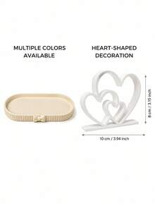 1PC Bowknot Wavy Pattern Multi-Functional Storage Organizer Tray - Tableware Storage Tray, Desktop Organizer (Suitable For Storing Tableware, Straws, Tea Bags, Pens, Remote Controls); Compact And Space-Saving, Suitable For Kitchen, Office, Living Room - Multicolor - View 8