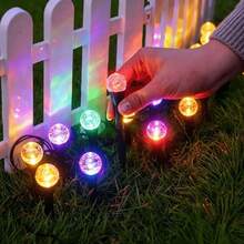 Solar Powered Warm Bubble Ball Pathway Lights, 20LED And 40LED Options, Solar Powered No Wiring Needed, Transparent Bubble Crystal Ball Lampshade, Light Refraction Creates Sparkling Star-Like Effects, Soft Warm Yellow Light Enhances Nighttime Ambiance, Stable Ground Stake Base, Easy To Insert Into Lawn And Soil, 20LED Suitable For Small Garden Local Decoration, 40LED With Sufficient LED Beads For Long-Distance Yard Lighting And Landscaping, Fits Garden Lawn, Flower Bed And Flower Border - Solar Bubble Globe Pathway Lights - View 3