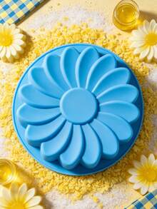 Single Large Daisy Flower Silicone Cake Mold, Floral Baking Pan For Cake, Chocolate, Mousse, Pudding, Jelly, Cheesecake And Dessert Making, Creative DIY Home Baking Tool For Parties And Celebrations - Multicolor - View 5