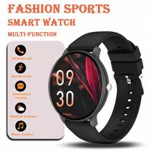 [Smart Watch]This Popular Smartwatch Features A 1.53-Inch High-Resolution Touchscreen, Supports Wireless Calling, SMS Notifications, Alarm, Multiple Sports Modes, Remote Photo Taking, Music Playback And More. This Multi-Functional Smartwatch Is Compatible With IOS And Android Smartphones. It Is An Excellent Gift Choice For Valentine's Day, Easter, Mother's Day, Father's Day, Halloween, Thanksgiving And Christmas. - Multicolor - View 2