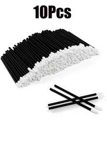400 Pcs Lipstick Pen Lip Gloss Wands Lint-Free Makeup Tools Beauty Tools 10-600 Pcs - Black - View 13