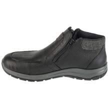 Rieker Booties - Black Mens Winter Shoes 03660-00 - Black - View 2