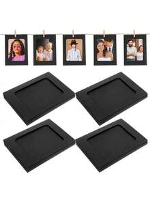 30/10pcs Paper Picture Frames, Cardboard Photo Frames DIY Clip Photo Holders Hanging Photo Display Banner, Paper Photo Banner, Hanging Photo Wall For Wedding, Birthday, Holiday Parties, Home Decor, Home, And Wall Decor (With Clips And T) Room Decor - Multiple Styles - View 7