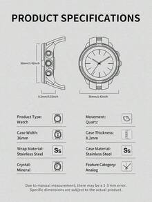 Guess Jam Tangan Kuarsa Wanita, Baja Tahan Karat Warna Emas, Bezel Kristal, Dial Logo, Aksesori Minimalis, Sempurna untuk Acara Malam dan Sosial yang Elegan - Emas - View 5