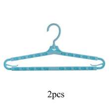 2pcs 360° Rotatable & Extendable Clothes Hangers With Non-Rotatable Hooks, Space-Saving Durable Closet Storage Hanging Rack, Sturdy Smooth Minimalist Design, Suitable For Wardrobe And Laundry Room Organization - Multicolor - View 14