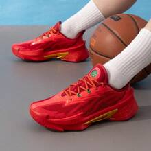 Under Armour Curry Performance Men's Basketball Shoes Mesh Anti-Torsion Cushioning Indoor/Outdoor Basketball Sneakers - Red - View 4