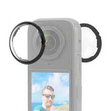 For Insta360 X4 PULUZ Rotation Optical Glass Lens Guard Protective Cover (Transparent) - View 1
