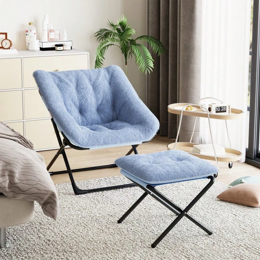 Living Room Chairs - Blue - View 1
