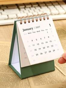 1 مجموعة تقويم مكتبي 2027 - تقويم مكتبي شهري صغير، تقويم مكتبي رأسي 2027، تقويم مكتبي من ورق سميك 250 جرام، مناسب للمنزل والمكتب - متعدد الألوان - مشاهدة 4