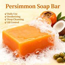 Sabun Kesemek SUMIFANG 100g - Ekstrak Kesemek + Kunyit + Minyak Kelapa - Penghilang bau, Pembersihan Dalam, Kontrol Minyak | Formula Tanpa Pengeringan Lembut, Pembersihan Bulu Kaya | Cocok Untuk Semua Jenis Kulit, Perawatan Tubuh Sehari-hari - Coconut - View 6