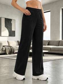 Women Pants - Black - View 9